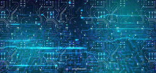 蓝色创意质感 抽象集成电路背景图片免费下载指南